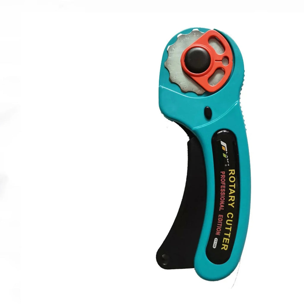 Rollschneider 4,5 cm mit Rundklinge – Schneidewerkzeug für Stoff, Leder und Papier