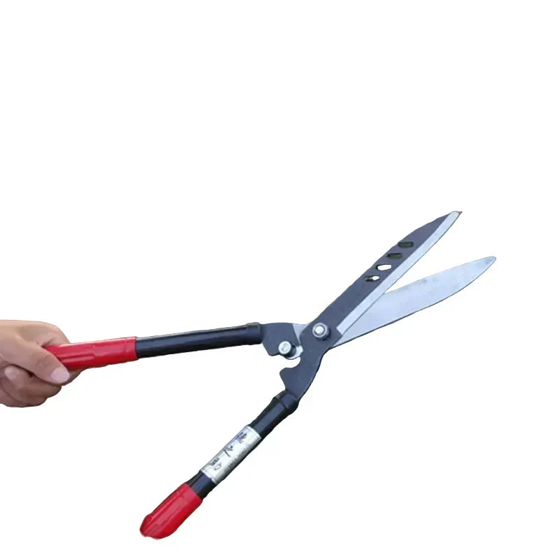 Gartenschere Set mit langen Griffen – Heckenschere und Astschere aus Edelstahl für Pflanzen und Zweige