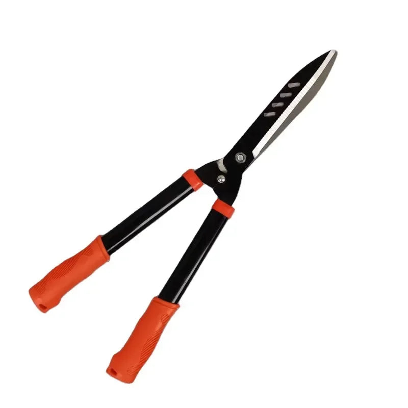 Gartenschere Set mit langen Griffen – Heckenschere und Astschere aus Edelstahl für Pflanzen und Zweige