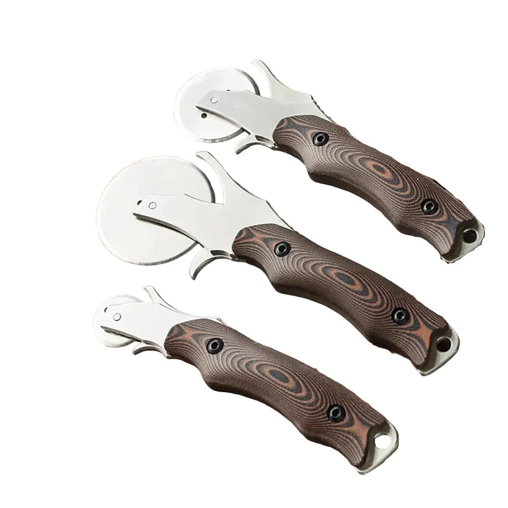 QIANYU Rotary Leather Cutter - Stainless Steel Circular Blade for Soft & Thin Leather, DIY Leathercraft Tool (28/45/60mm Blade)