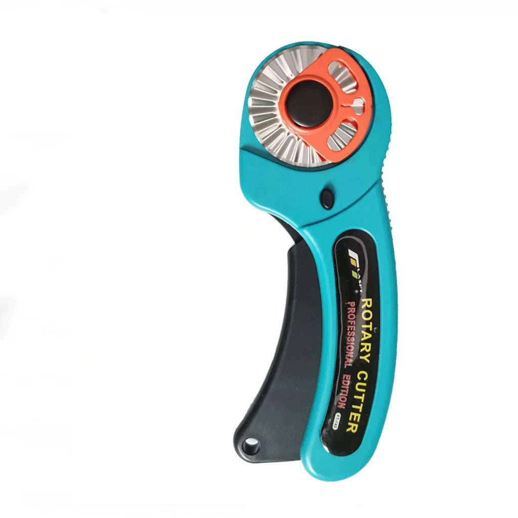 Rollschneider 4,5 cm mit Rundklinge – Schneidewerkzeug für Stoff, Leder und Papier